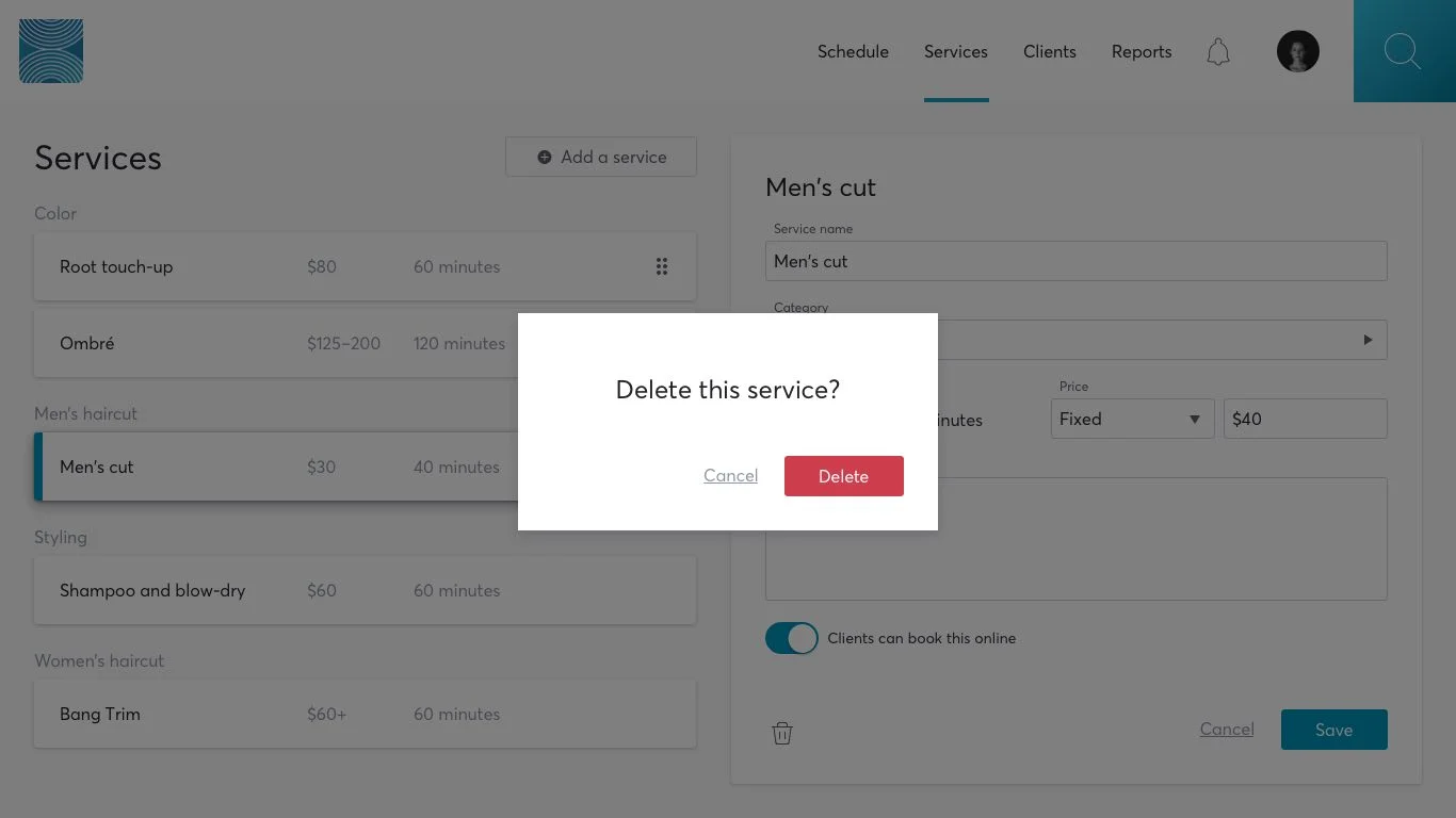 Service options