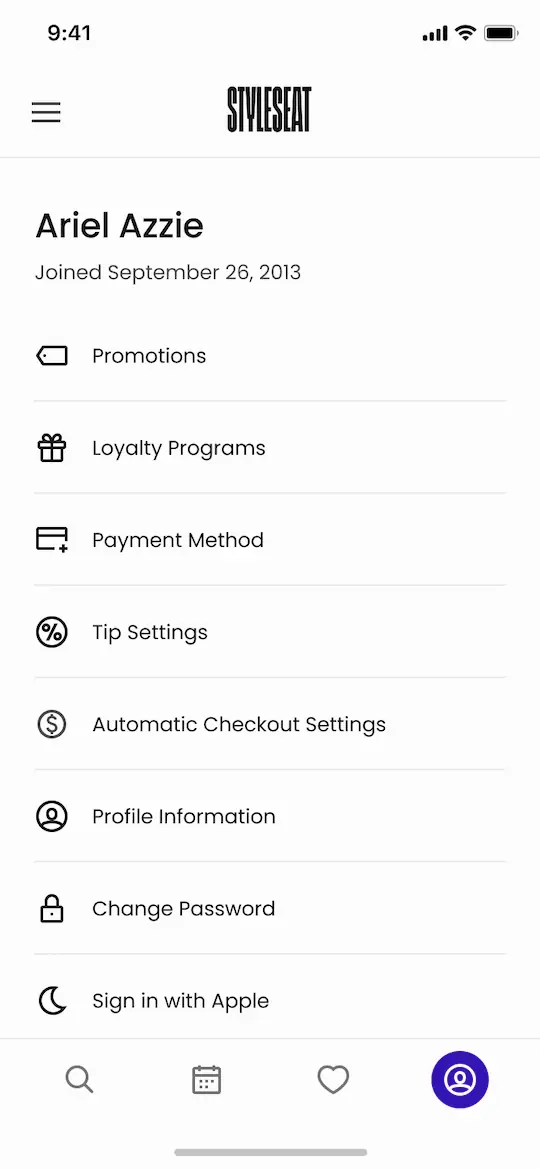 Client settings